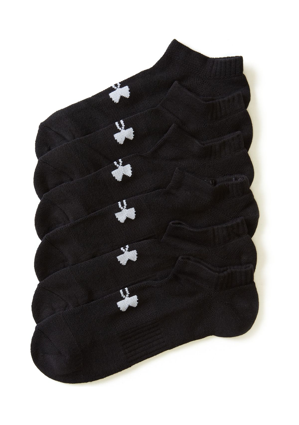 UA Tech No Show Socks - 6 Pack