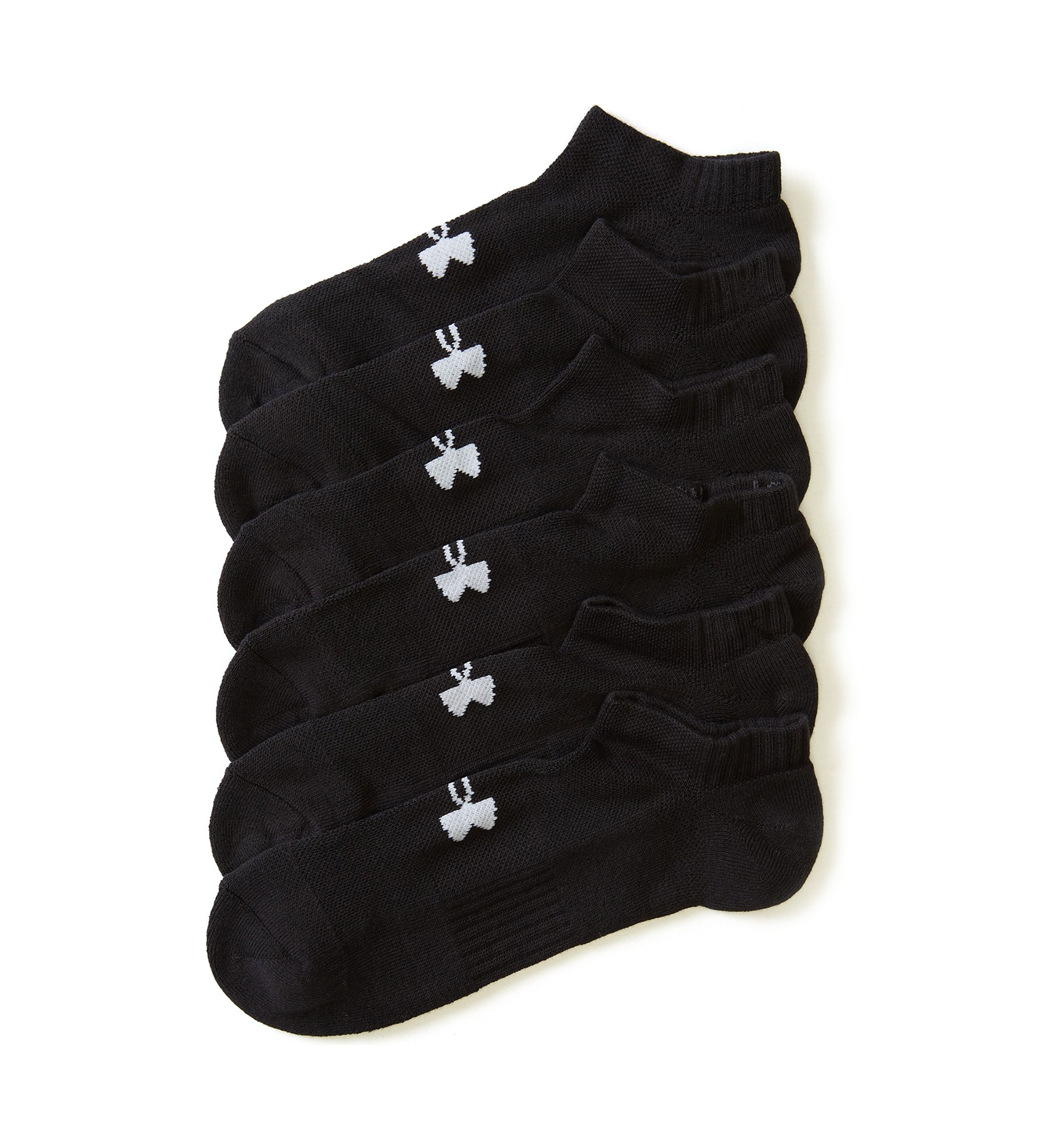 UA Tech No Show Socks - 6 Pack