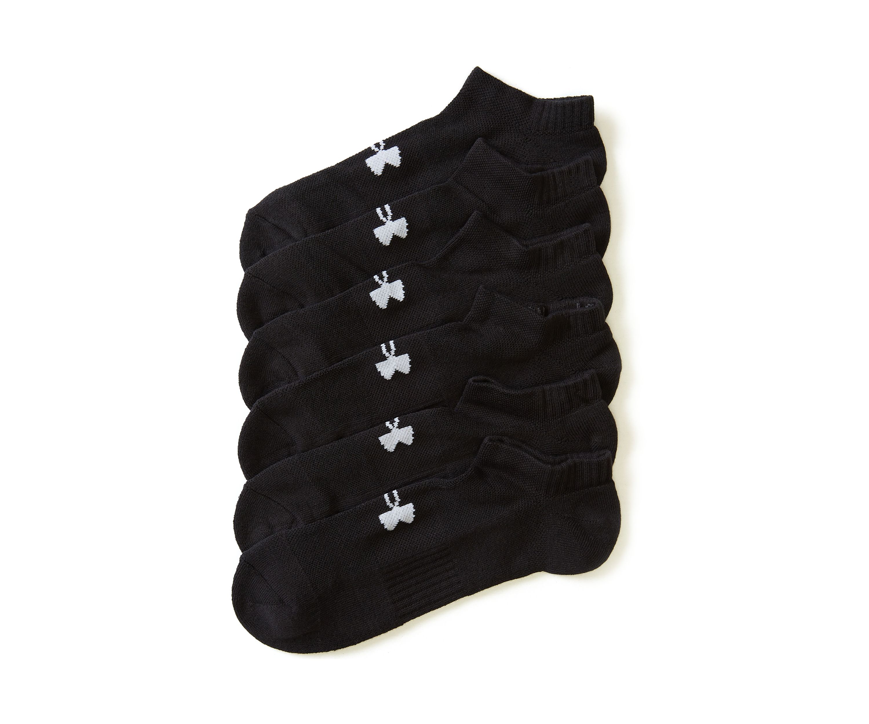 UA Tech No Show Socks - 6 Pack