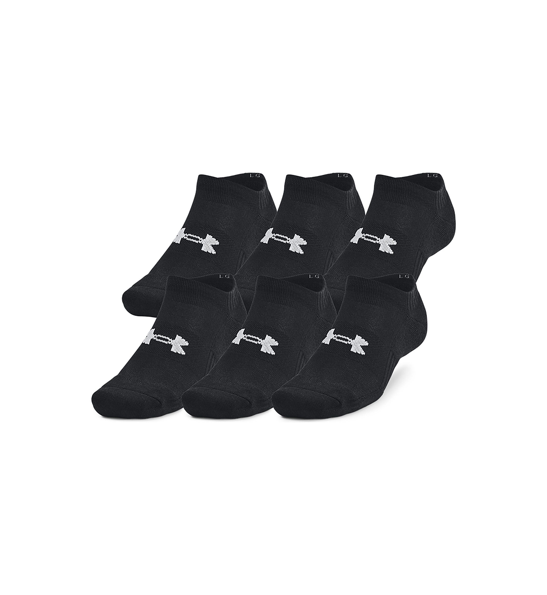 UA Tech No Show Socks - 6 Pack