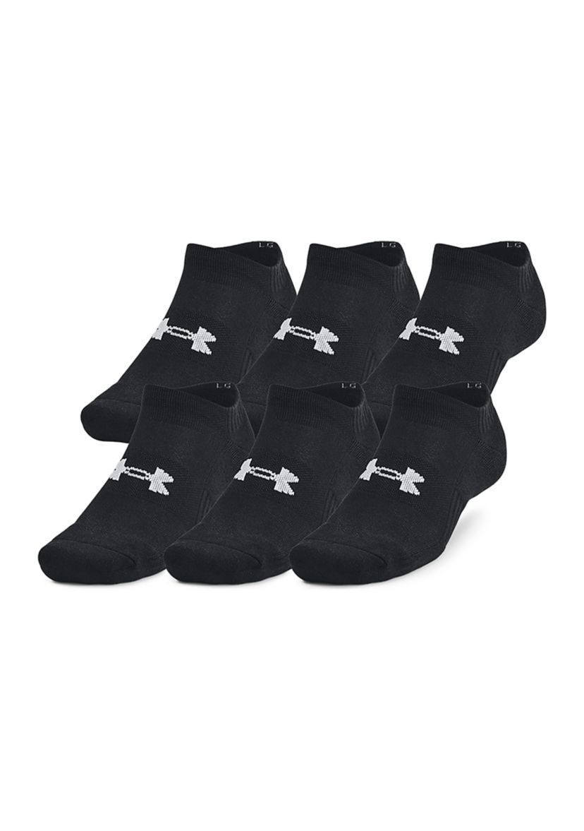 UA Tech No Show Socks - 6 Pack