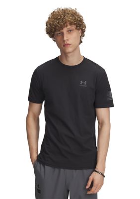 Under Armour Men's Freedom Flag Graphic T-Shirt, Black, Large
