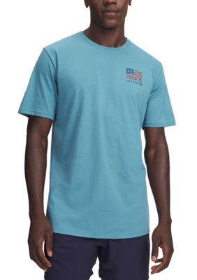 Under Armour Men's Freedom Flag USA Graphic T-Shirt, Blue, Small