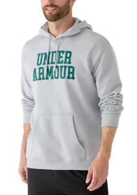 Under Armour Men's Rival Fleece Camo Fill Hoodie, Gray, 2XL