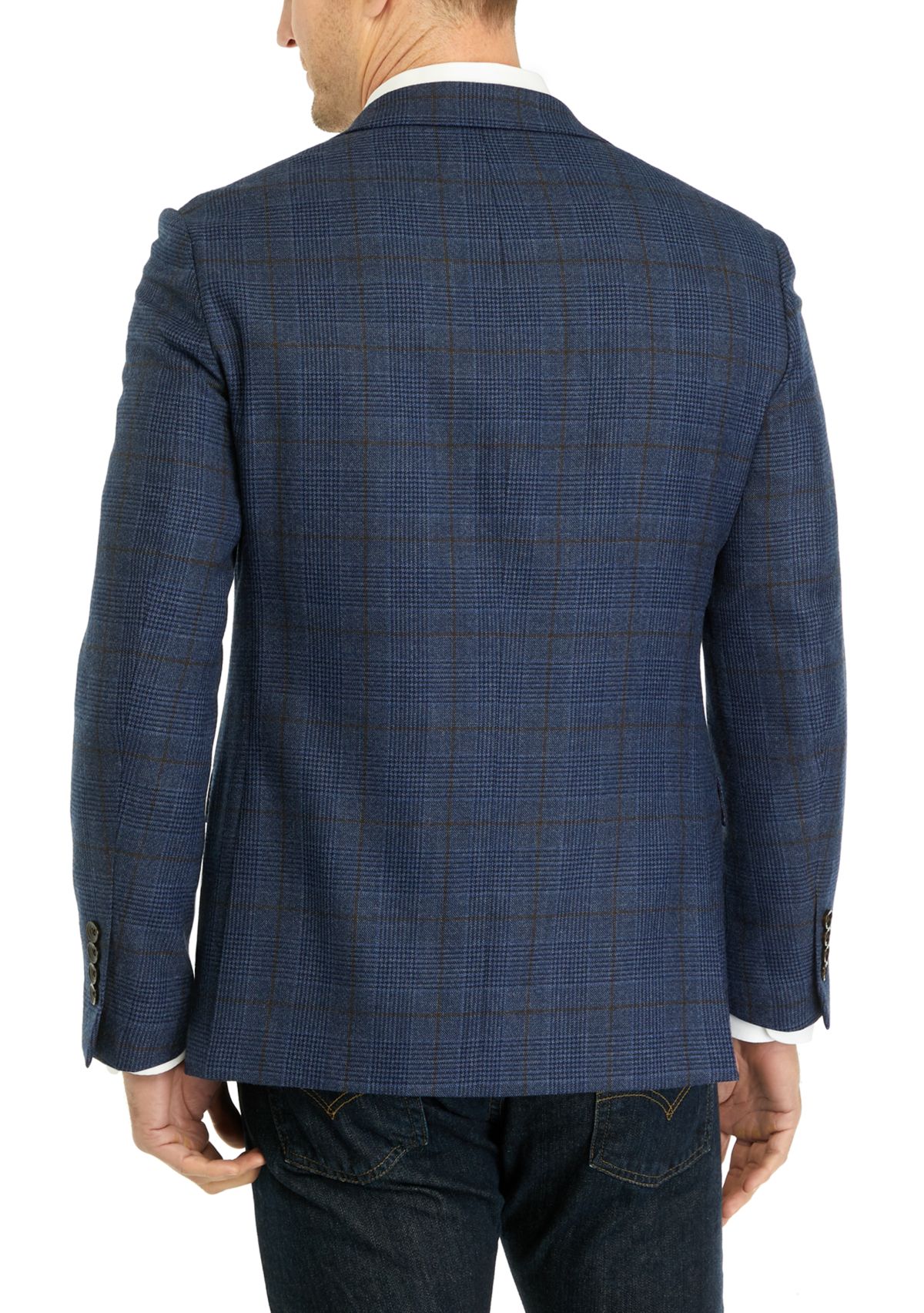 Single Breasted 2 Button-Front Sport Coat 