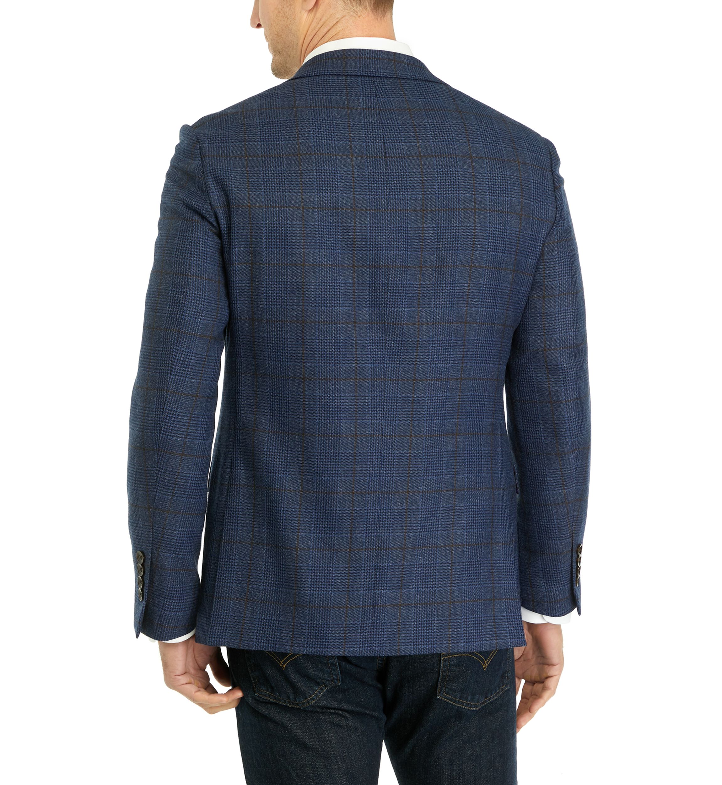 Single Breasted 2 Button-Front Sport Coat 