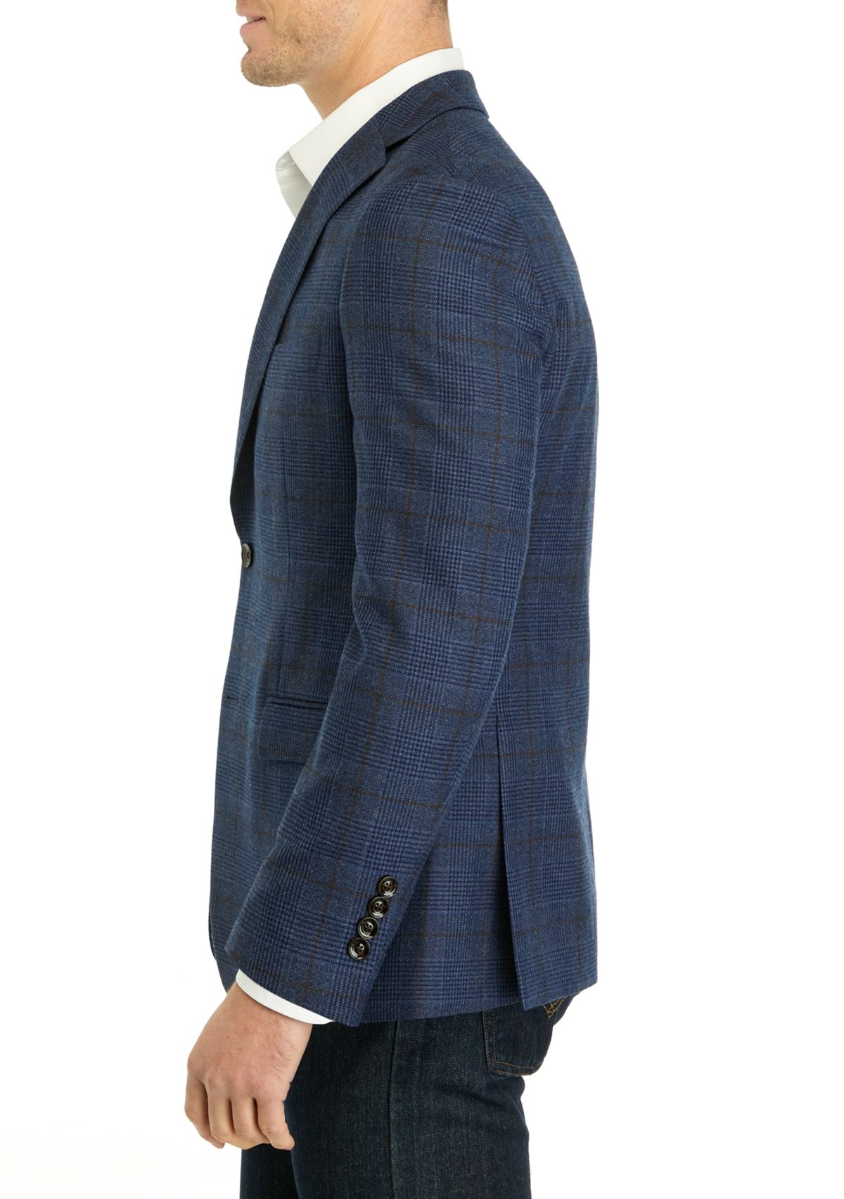Single Breasted 2 Button-Front Sport Coat 