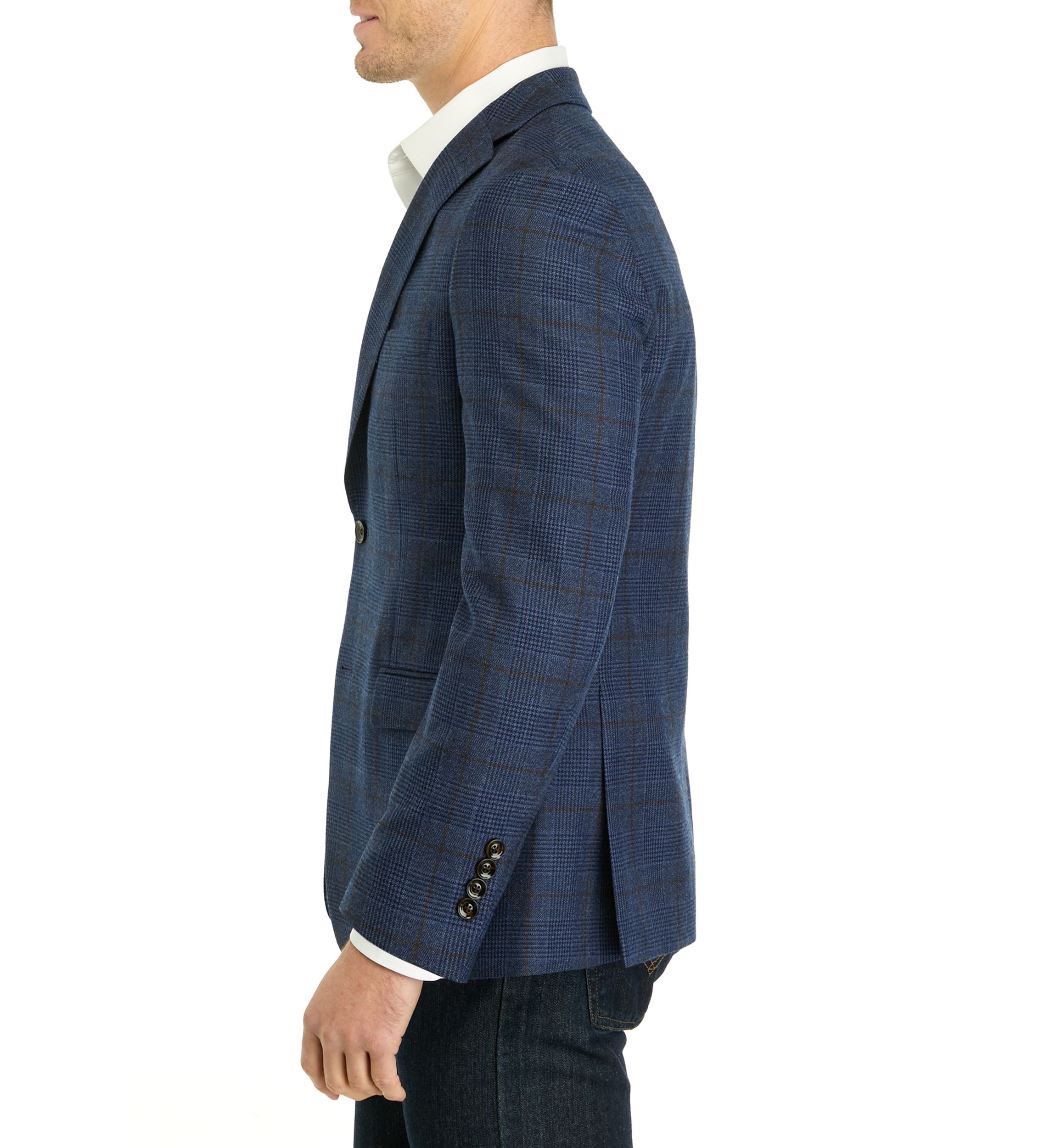 Single Breasted 2 Button-Front Sport Coat 