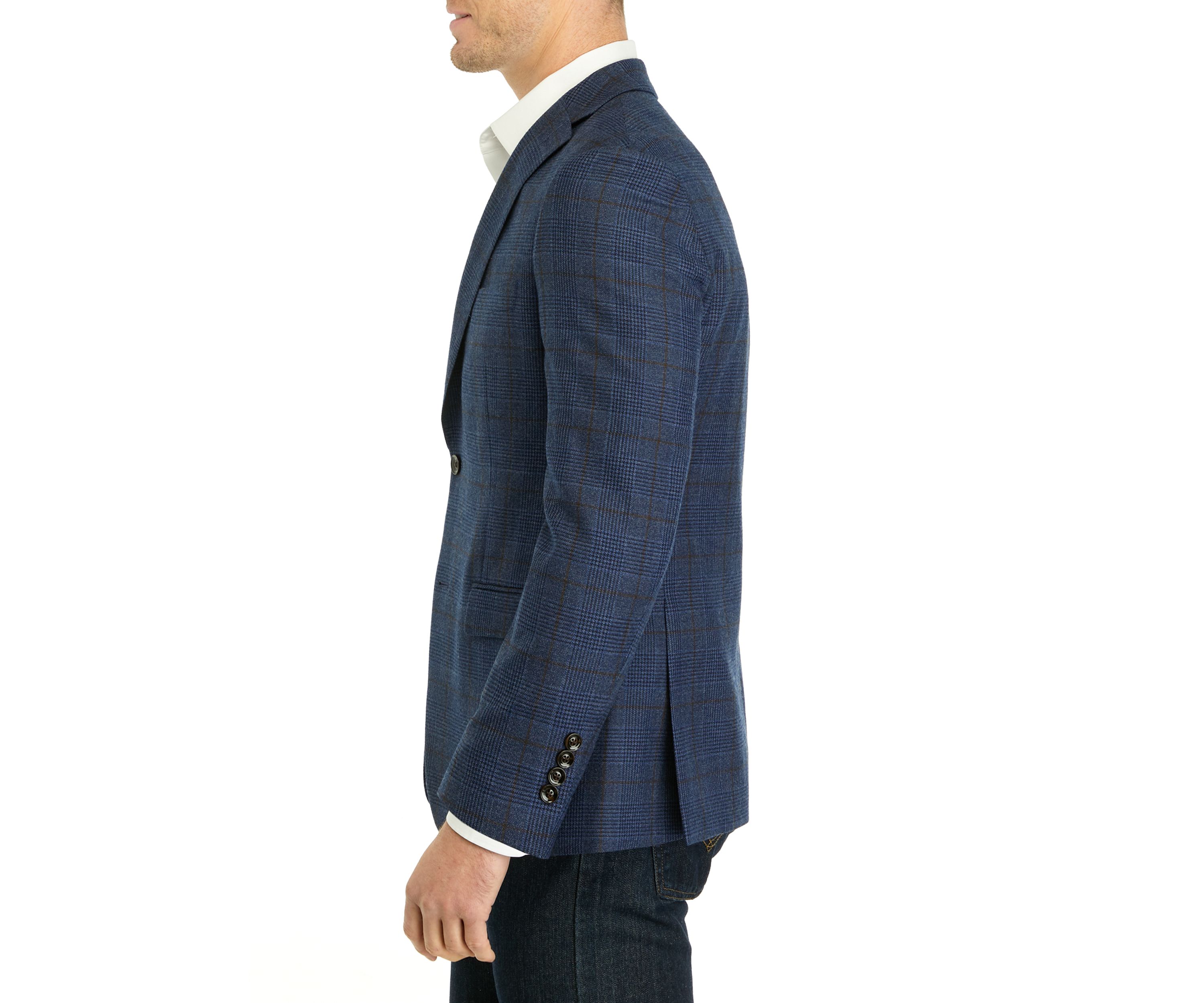 Single Breasted 2 Button-Front Sport Coat 