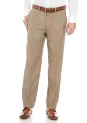 Dockers Straight Fit Flat Front Performance Solid Trousers Belk