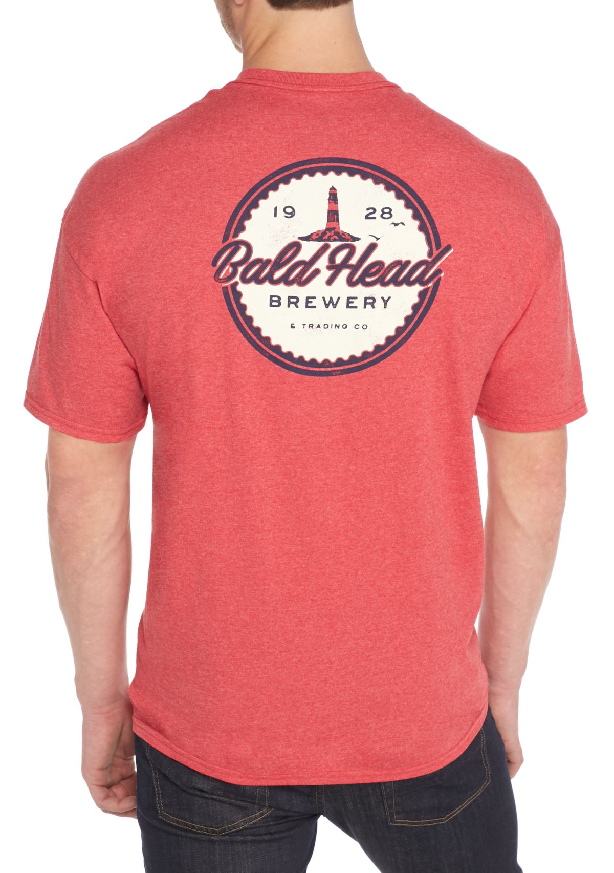 Short Sleeve Bald Head Graphic Tee