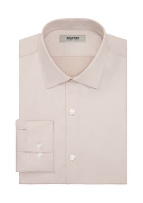 kenneth cole men's dress shirt slim fit solid Shop Men's Slim Fit Stretch Dress Shirt – Black
