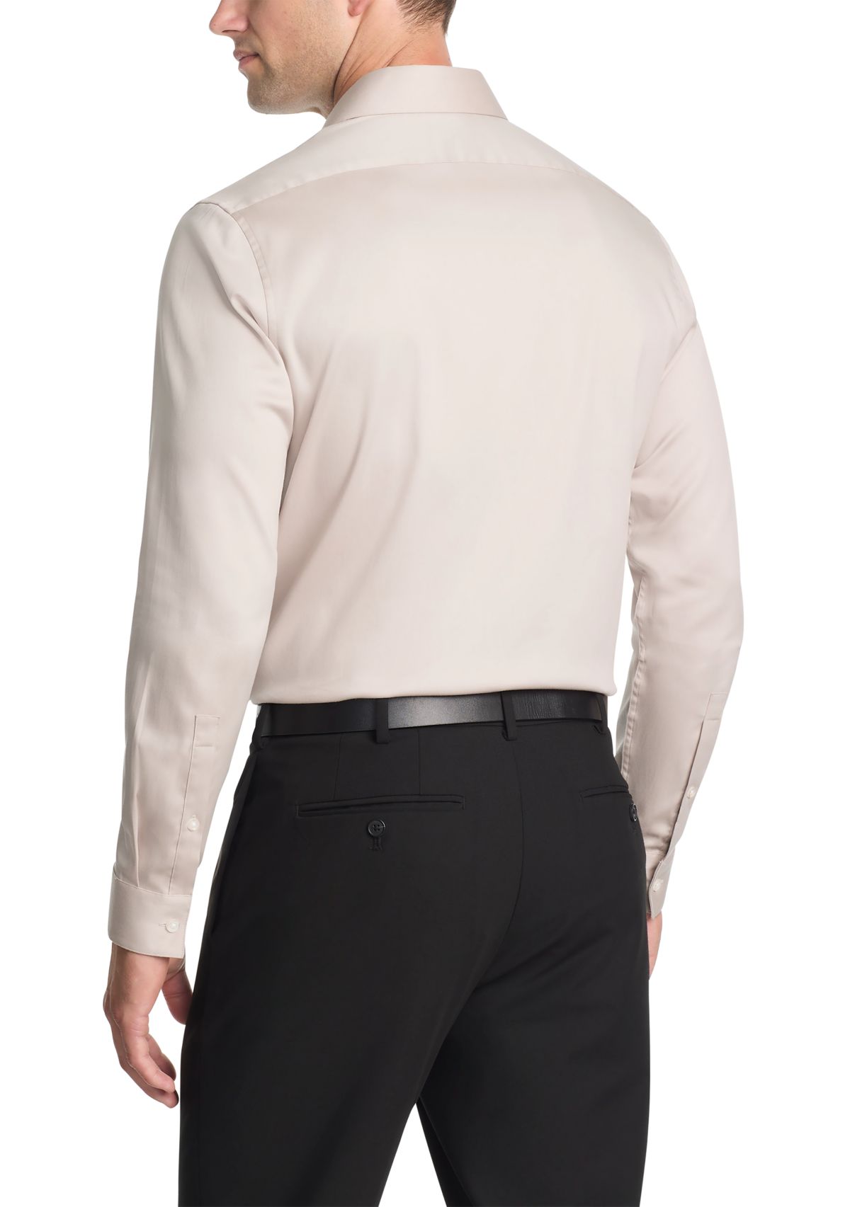 Mens Techni-Cole Stretch Slim Fit Dress Shirt