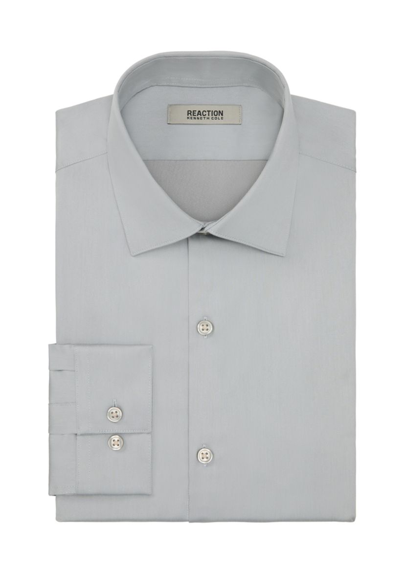 Kenneth Cole Reaction Reaction Techni-Cole, Slim Fit, Tonal Stripe Dress  Shirt | Belk