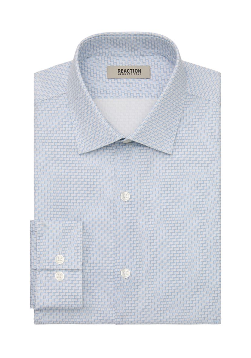 Mens Techini-Cole Stretch Slim Fit Dress Shirt