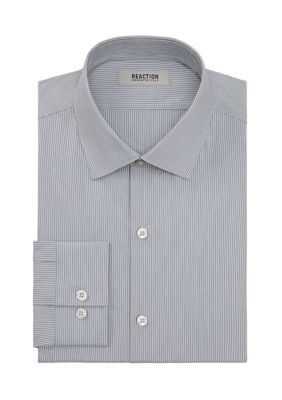 Kenneth Cole Reaction Techni-Cole, Slim Fit, Tonal Stripe Dress Shirt | Belk