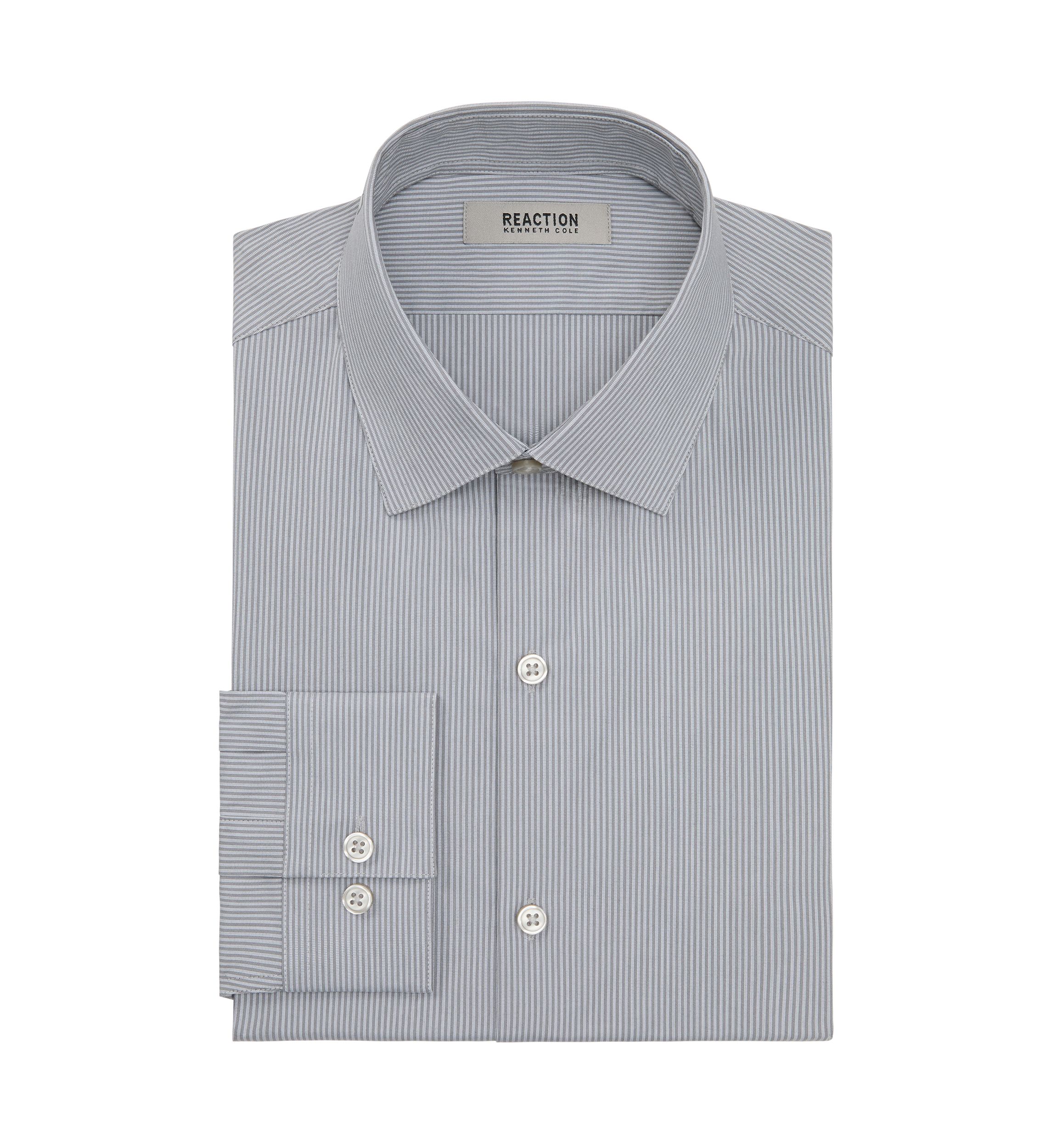  Techni-Cole, Slim Fit, Tonal Stripe Dress Shirt 