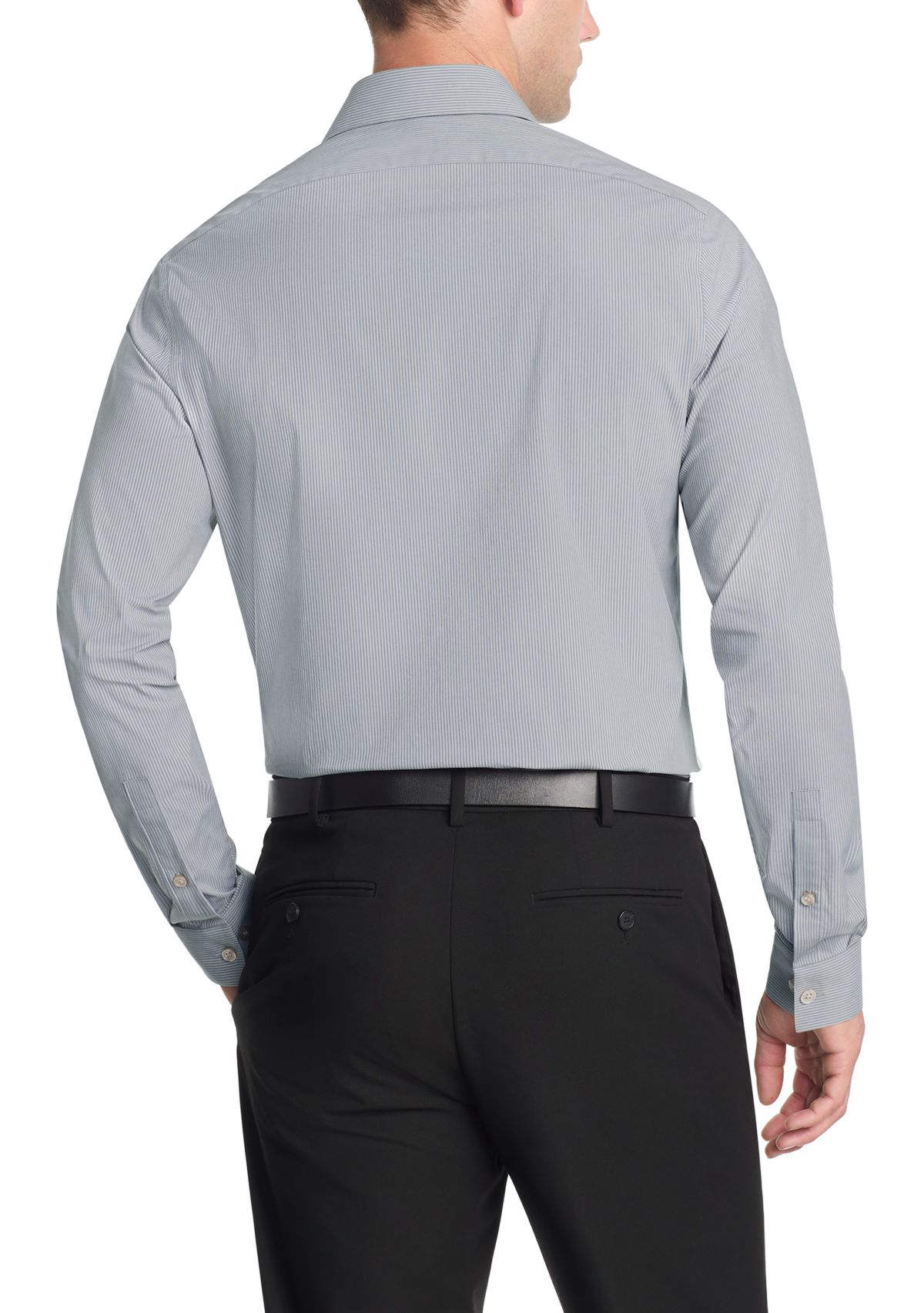  Techni-Cole, Slim Fit, Tonal Stripe Dress Shirt 