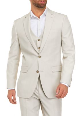 Saddlebred Tan Stretch Tonal Check Sport Coat belk