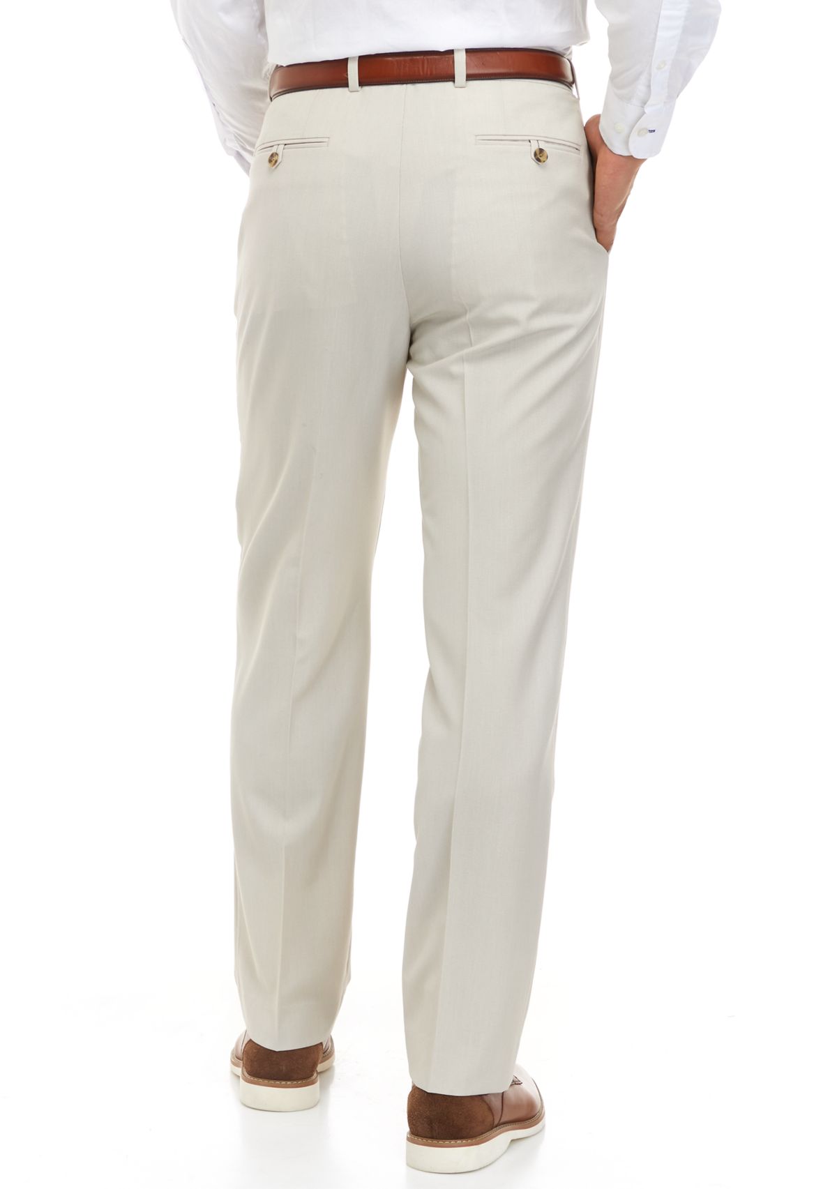 Tan Stretch Tonal Pants