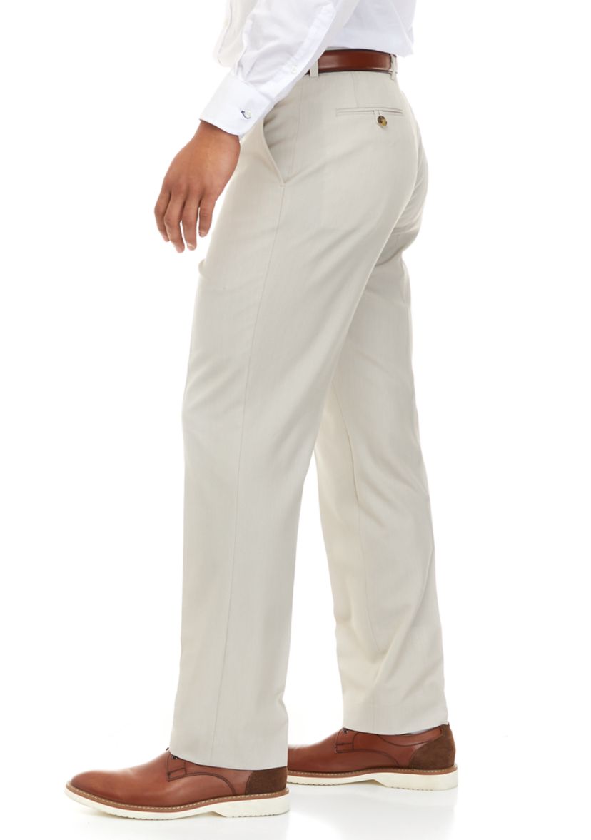 Tan Stretch Tonal Pants