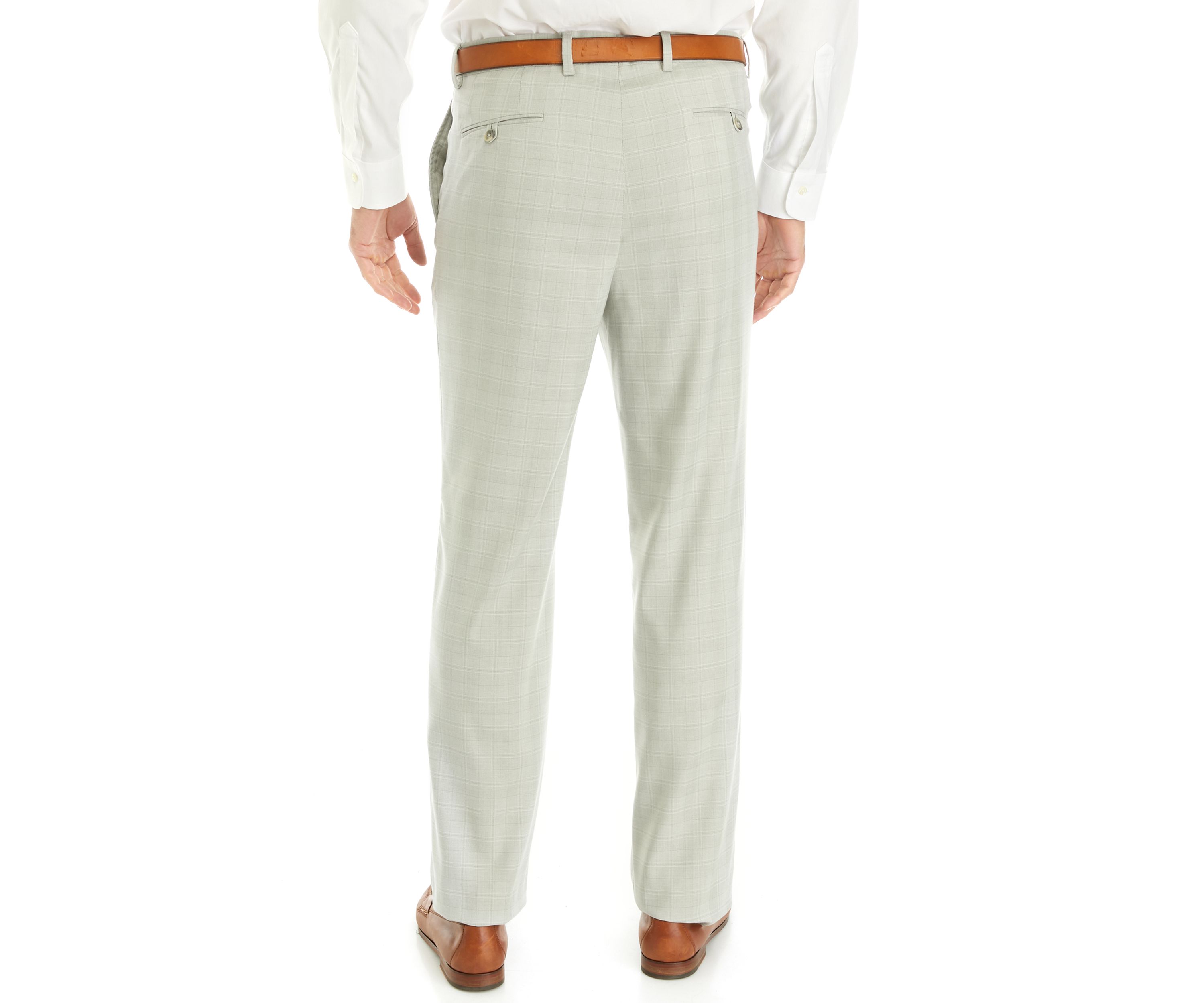 Tonal Plaid Separate Suit Pants