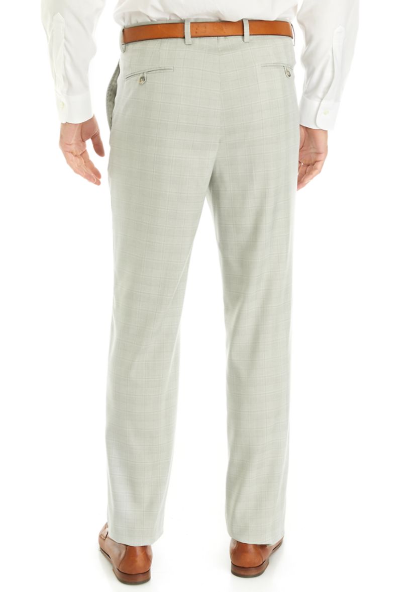 Tonal Plaid Separate Suit Pants