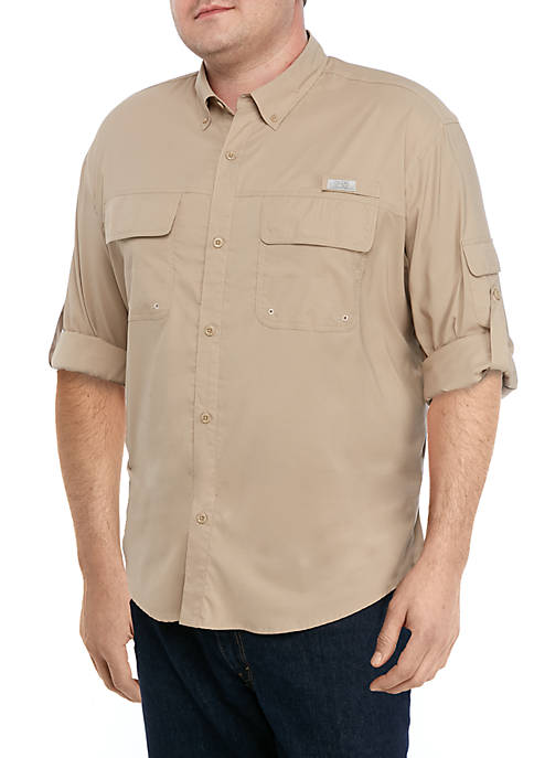 Ocean & Coast® Big & Tall Long Sleeve Fishing Shirt | belk