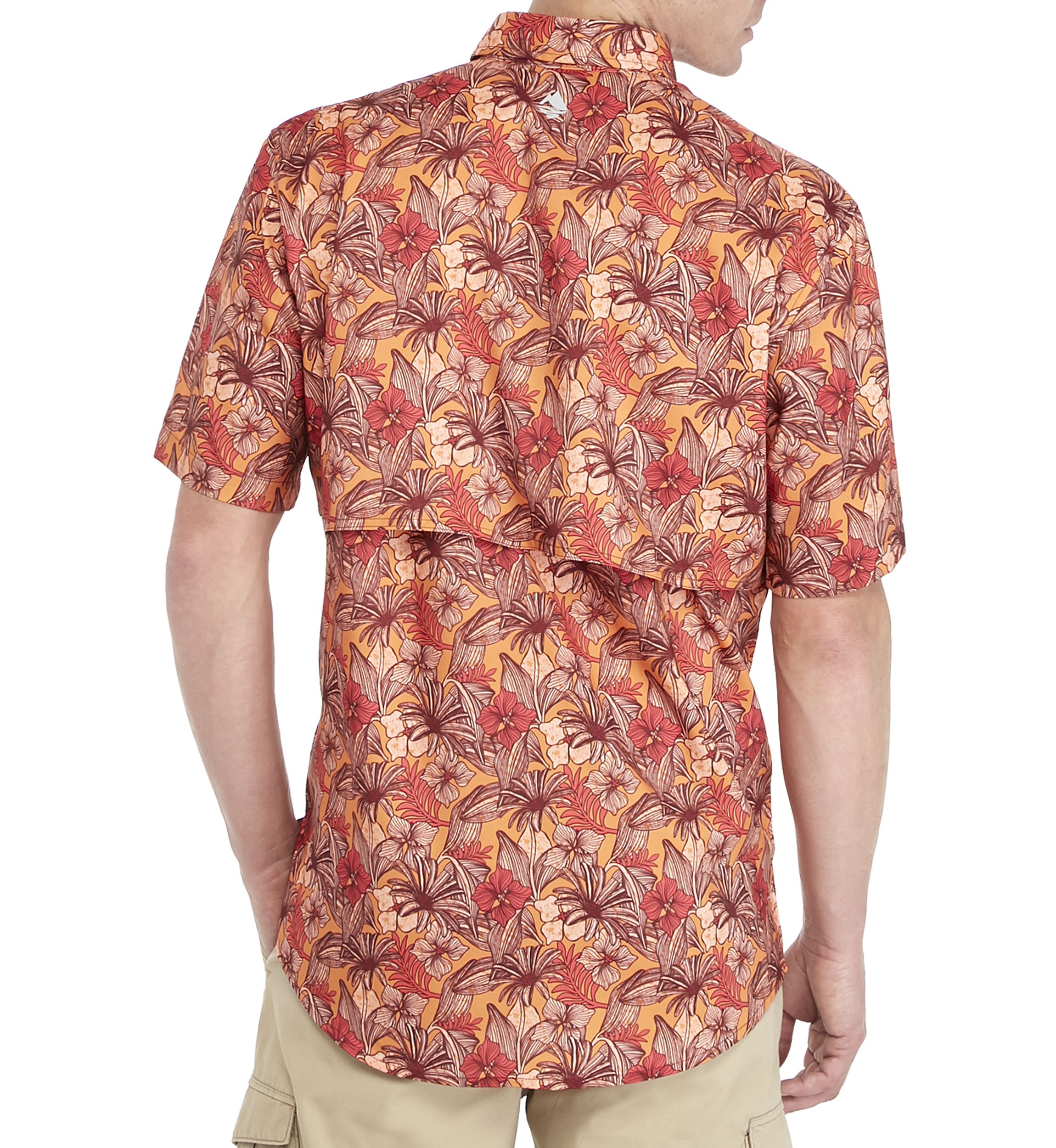 Printed Short Sleeve Fishing Shirt