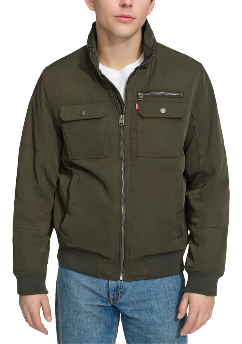 2 Chest Pocket Poly Twill Jacket 