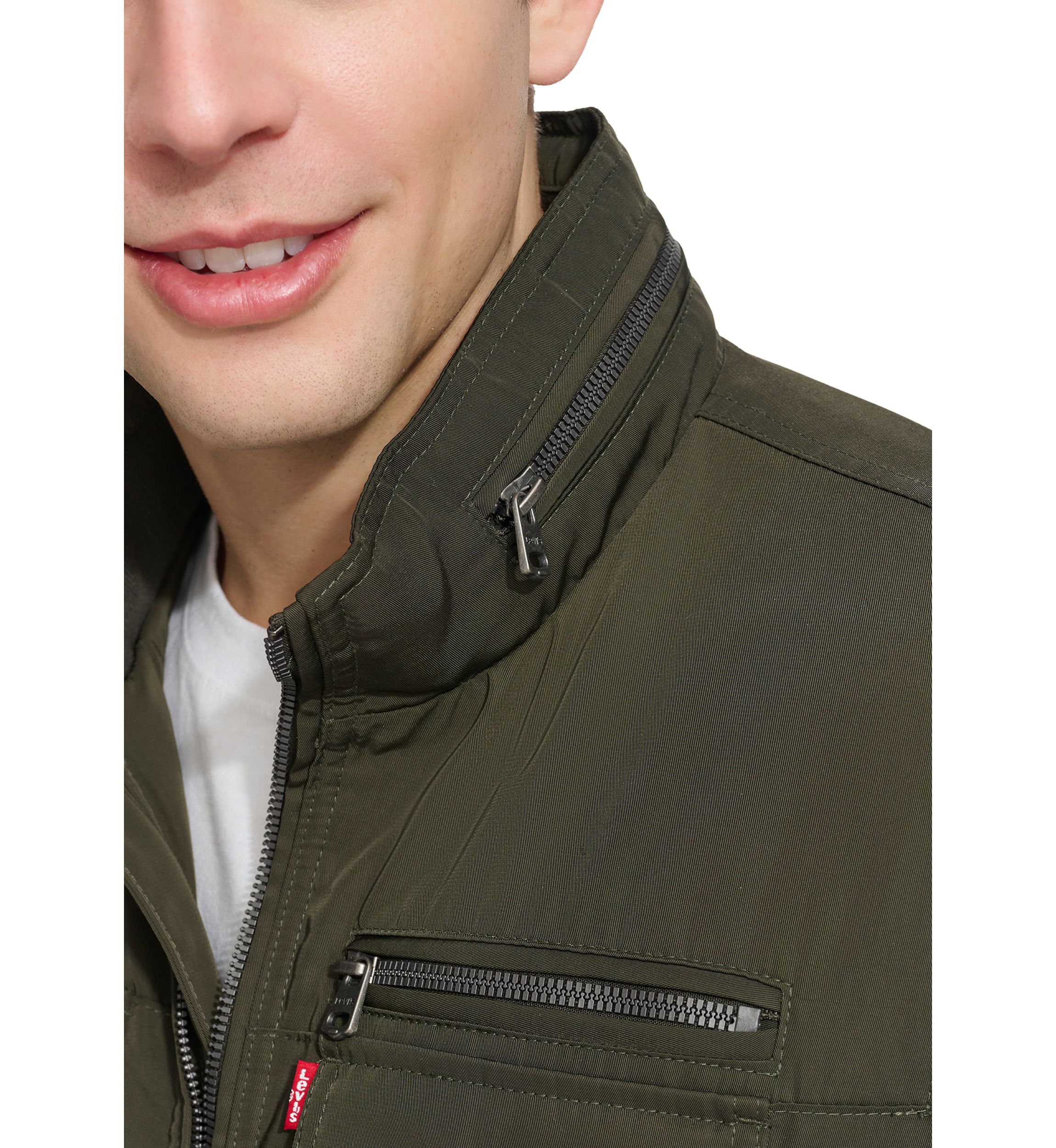 2 Chest Pocket Poly Twill Jacket 