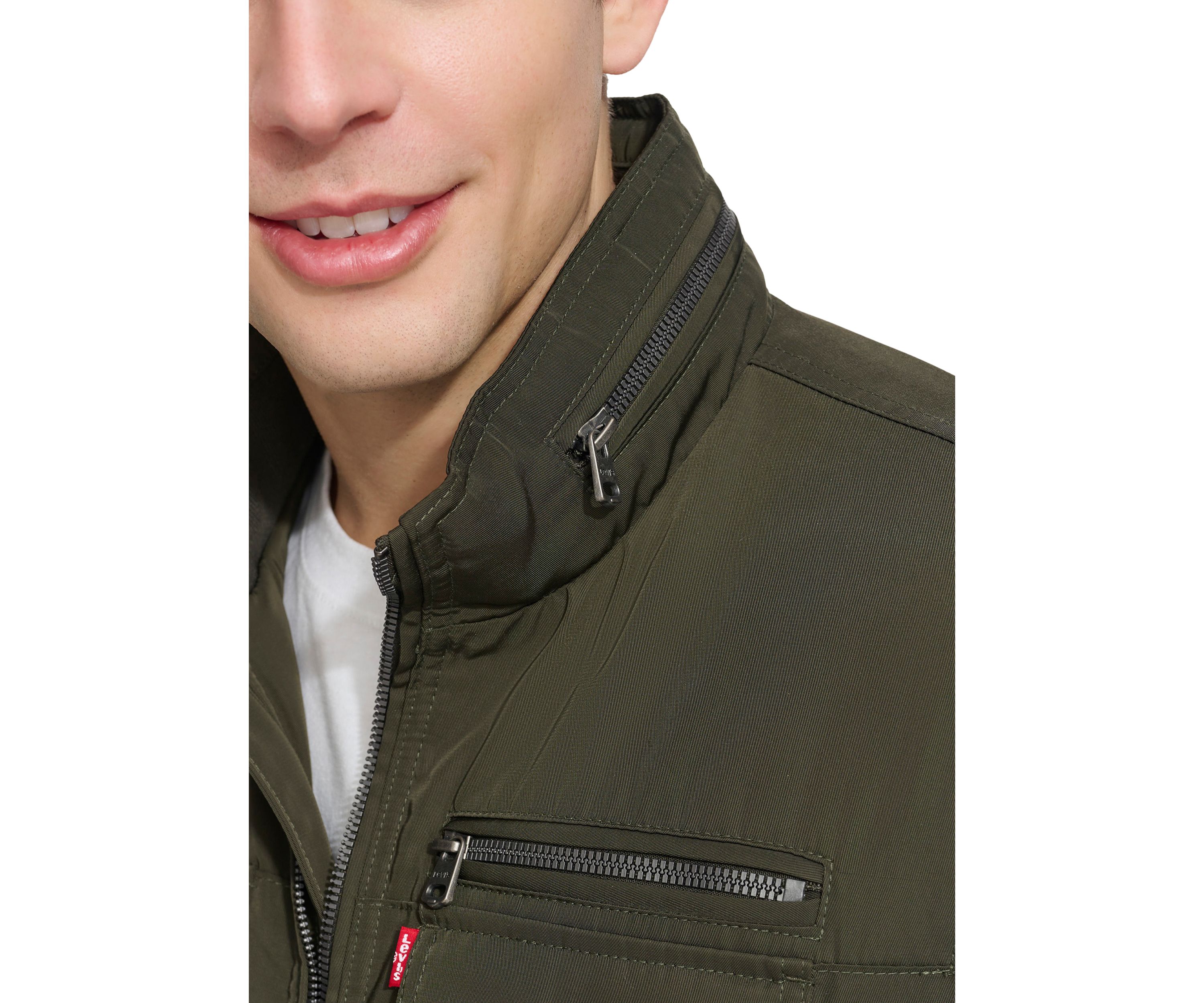 2 Chest Pocket Poly Twill Jacket 