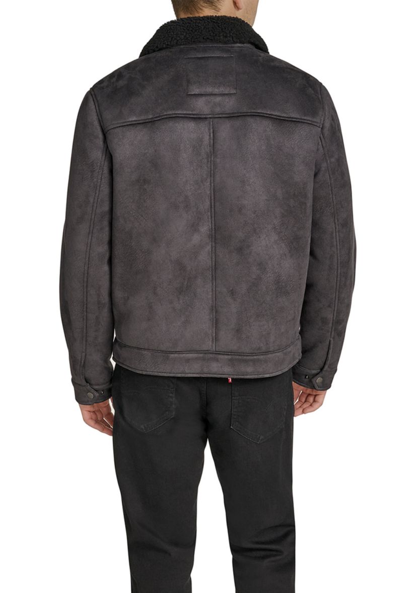 Faux Shearling Trucker Jacket 