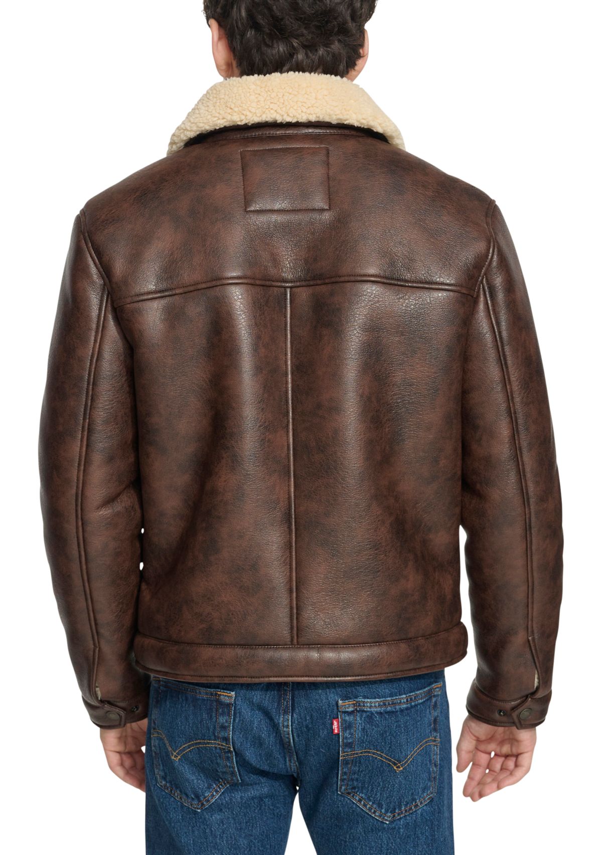 Faux Shearling Trucker Jacket 