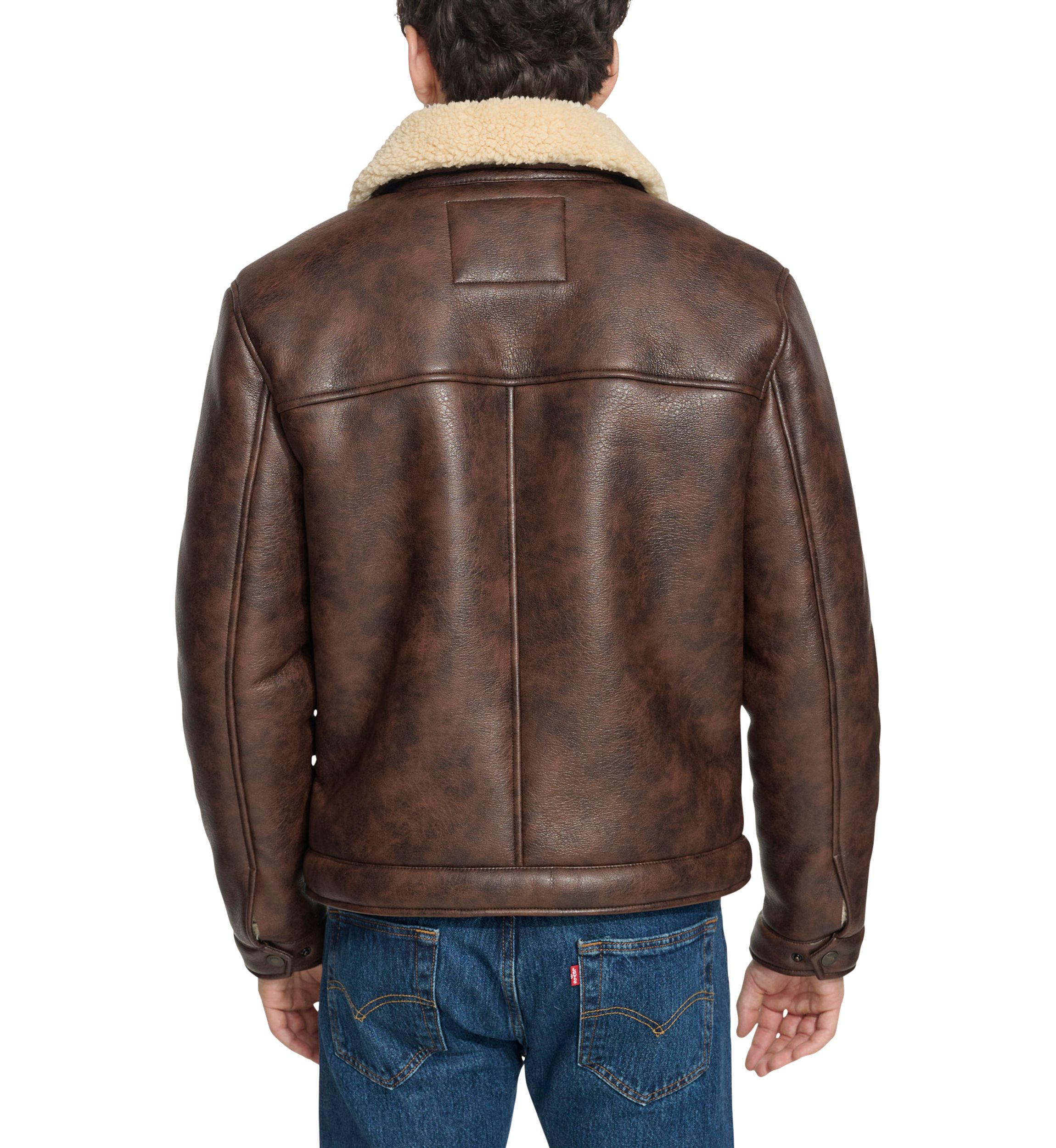Faux Shearling Trucker Jacket 