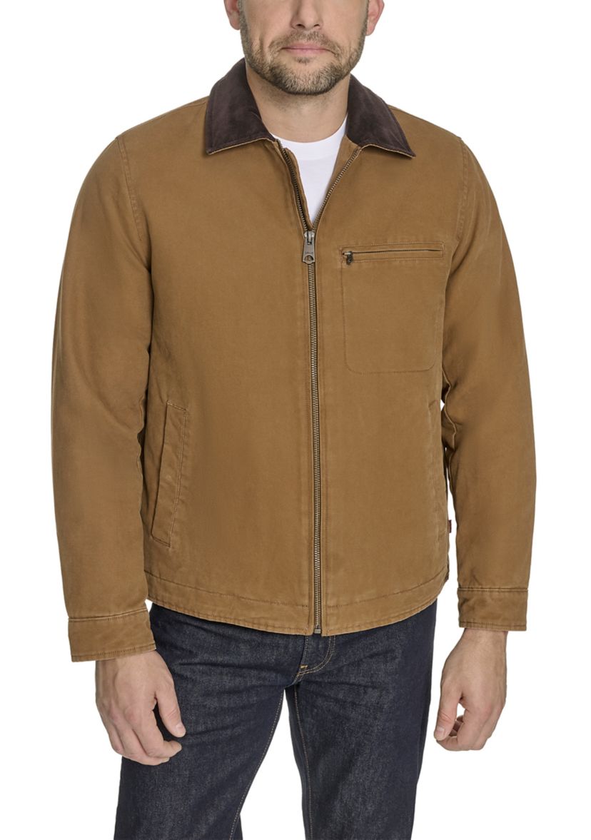 Cotton Canvas Easy Barn Jacket 