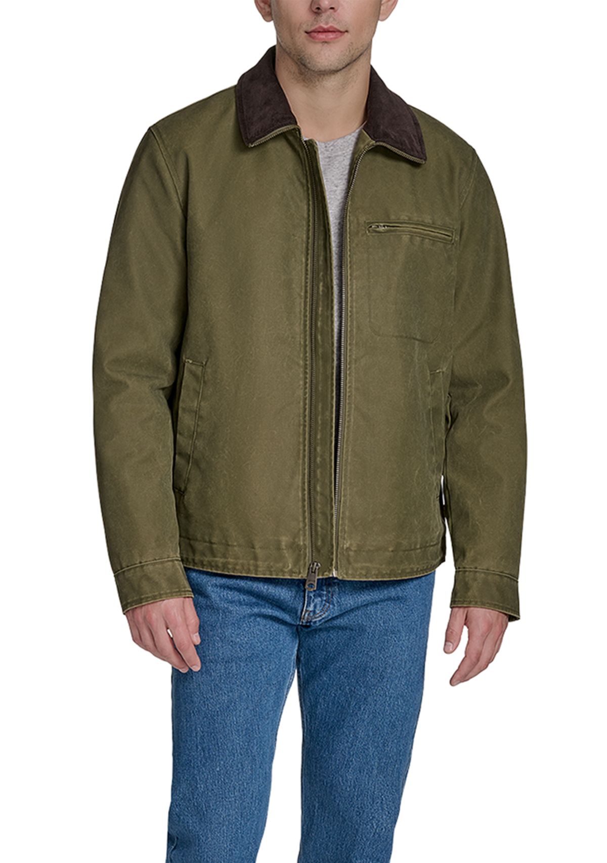 Mens Pigment Dyed Poly Easy Barn Jacket