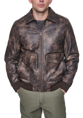 Levi's Men's Faux Leather Classic Bomber Jacket