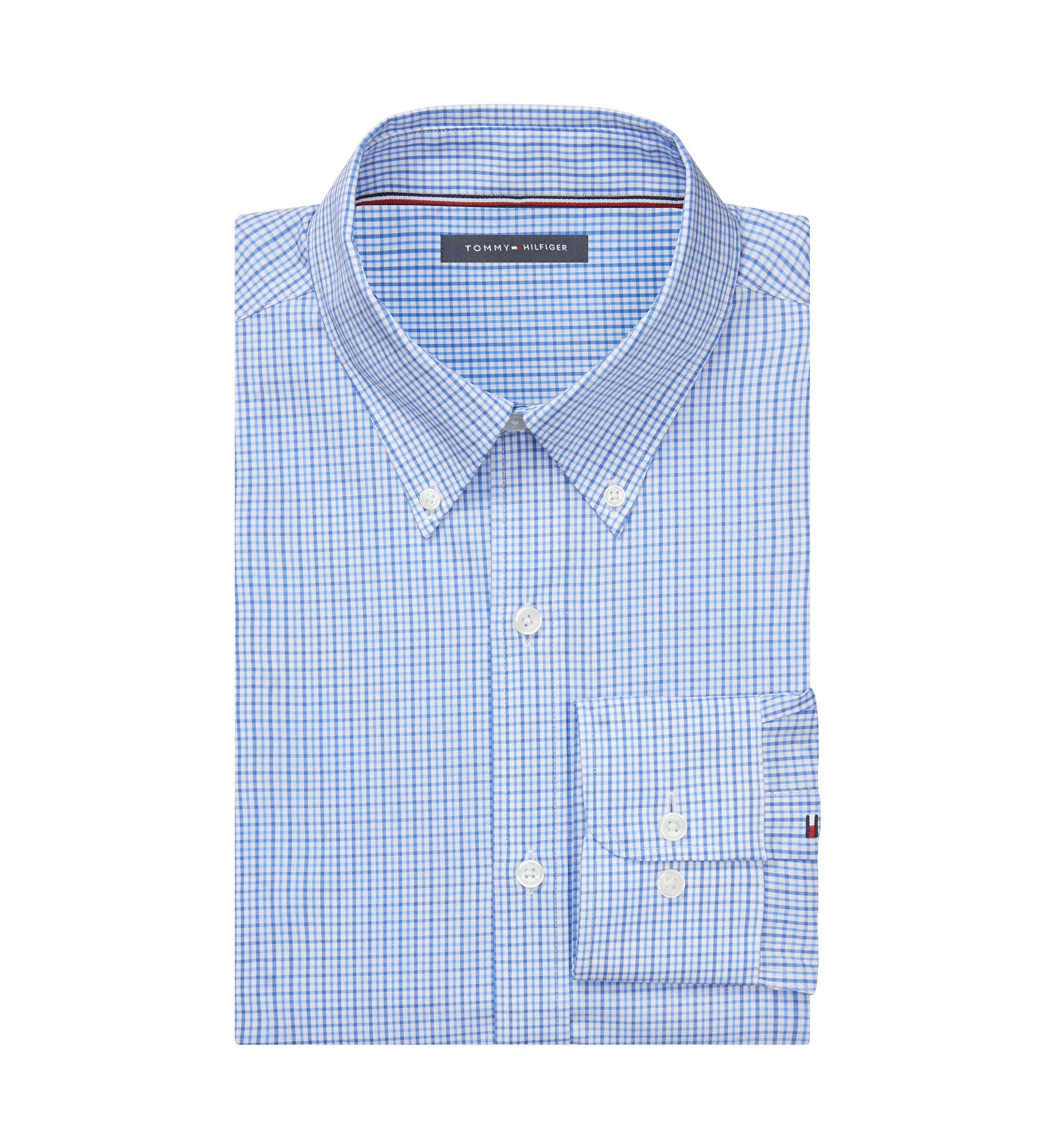 Mens TH Flex Slim Fit Twill Dress Shirt