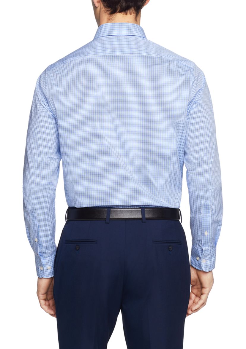 Mens TH Flex Slim Fit Twill Dress Shirt