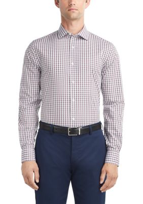 Long Sleeve Slim Check Shirt