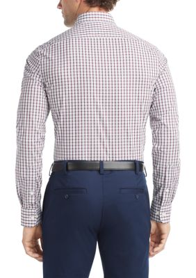 Long Sleeve Slim Check Shirt