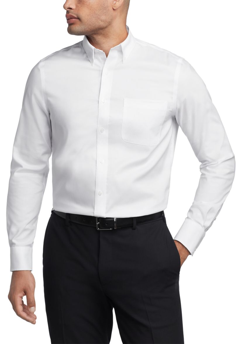 Mens TH Flex Regular Fit Pinpoint Dress Shirt