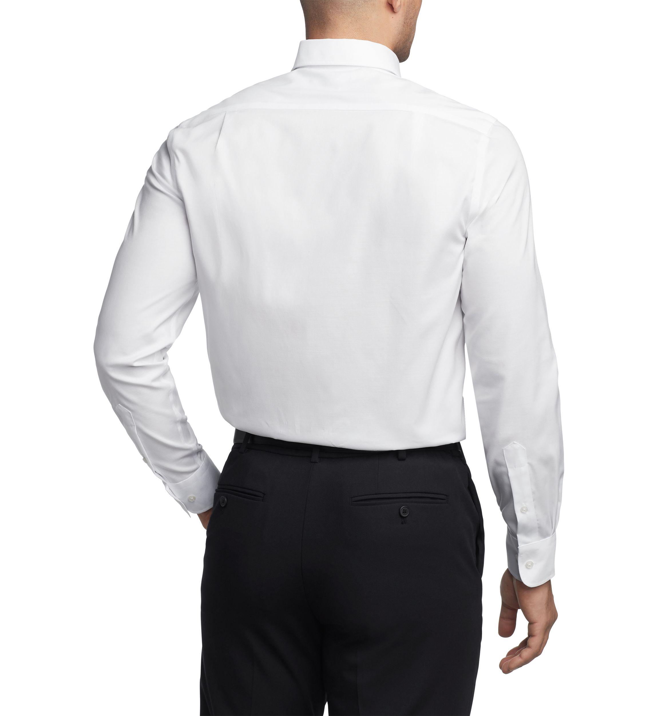 Mens TH Flex Regular Fit Pinpoint Dress Shirt