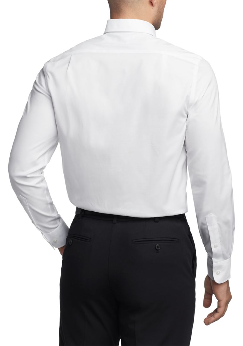 Mens TH Flex Regular Fit Pinpoint Dress Shirt