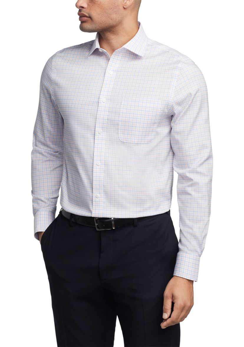 Mens TH Flex Regular Fit Pinpoint Dress Shirt