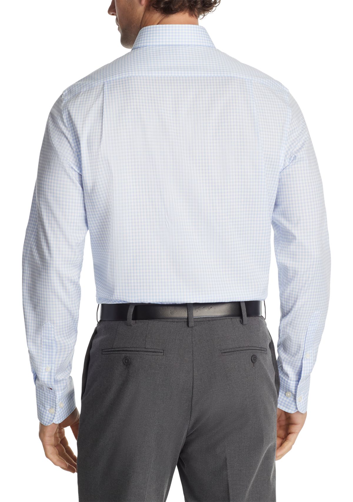 Mens TH Flex Regular Fit Pinpoint Dress Shirt