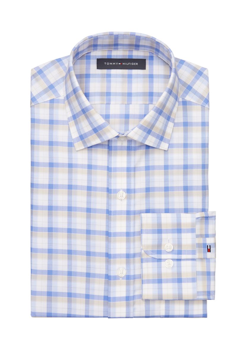  Flex Regular Fit Wrinkle Free Stretch Twill Dress Shirt