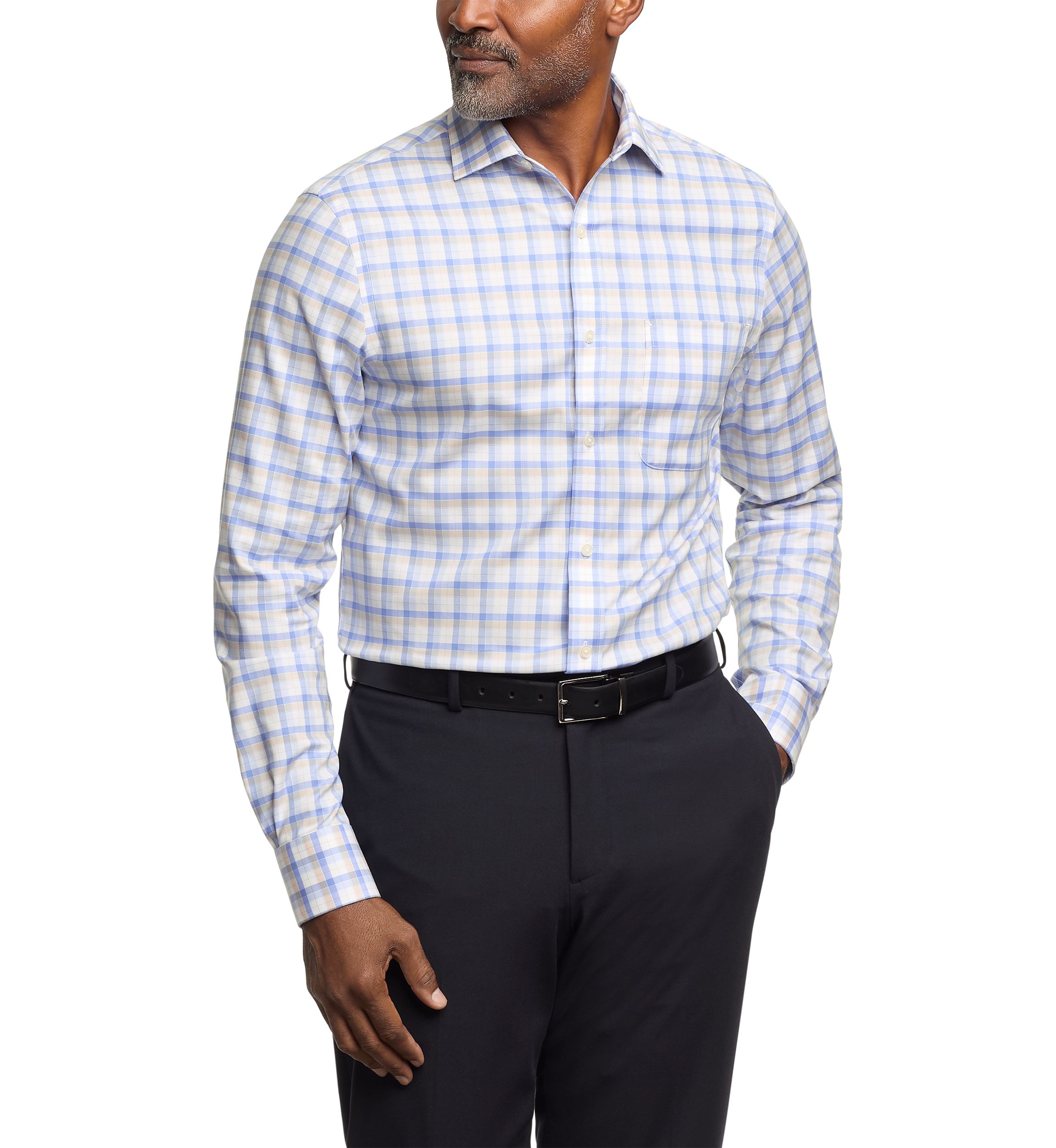  Flex Regular Fit Wrinkle Free Stretch Twill Dress Shirt