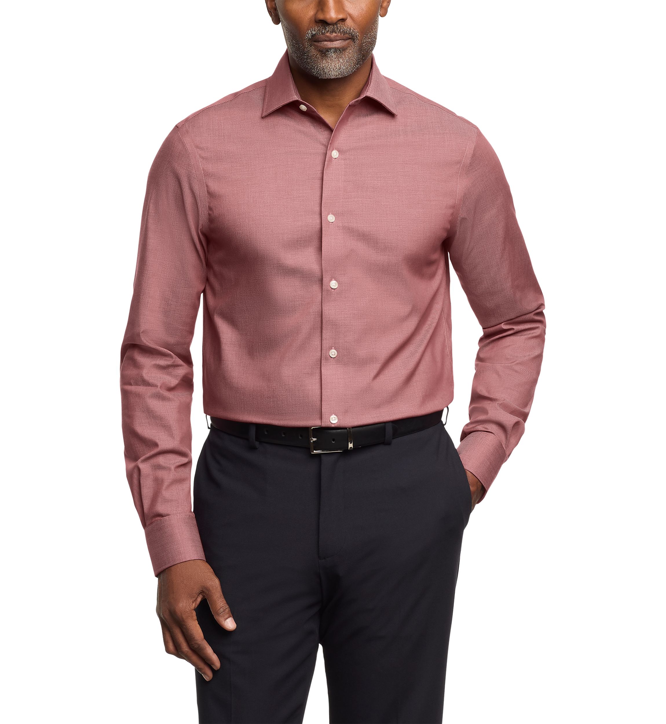 Flex Regular Fit Wrinkle Free Stretch Twill Dress Shirt